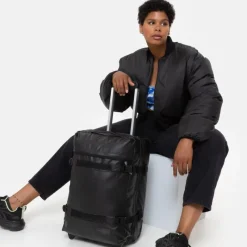 Eastpak Upright (2 Wheel) | Cabin Luggage-TRANSIT'R Small Trolley - Tarp Black (black)