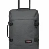 Eastpak Upright (2 Wheel) | Softside Luggage-Tranverz Cabin Upright S- Black Denim