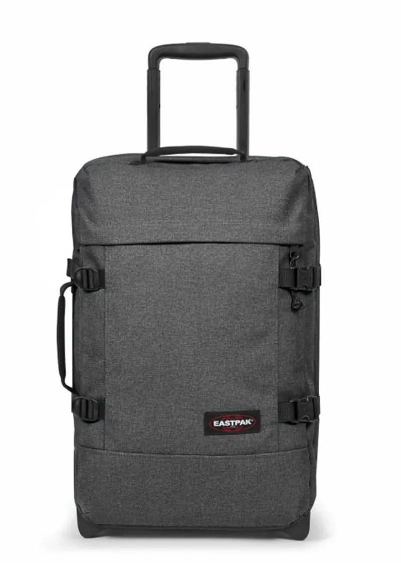Eastpak Upright (2 Wheel) | Softside Luggage-Tranverz Cabin Upright S- Black Denim