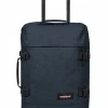 Eastpak Upright (2 Wheel) | Softside Luggage-Tranverz Cabin Upright S- Triple Denim