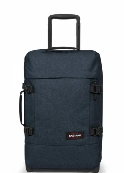 Eastpak Upright (2 Wheel) | Softside Luggage-Tranverz Cabin Upright S- Triple Denim