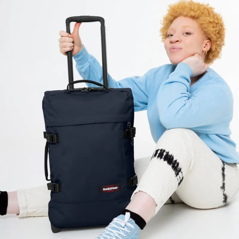 Eastpak Upright (2 Wheel) | Softside Luggage-Tranverz Cabin Upright S - Ultra Marine
