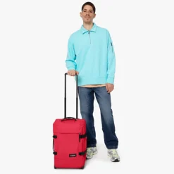 Eastpak Upright (2 Wheel) | Cabin Luggage-Tranverz Cabin Upright S - Tomato Red (red)