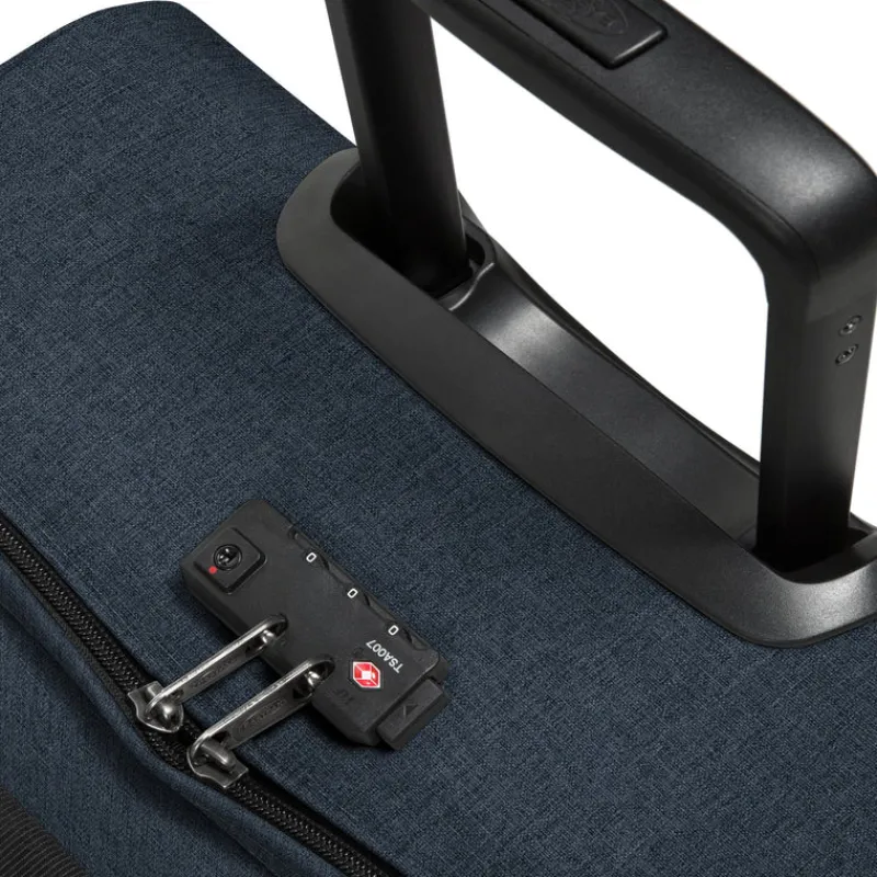 Eastpak Upright (2 Wheel) | Softside Luggage-Tranverz Cabin Upright S- Triple Denim