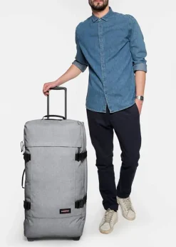 Eastpak Upright (2 Wheel) | Softside Luggage-Tranverz Upright L - Sunday Grey