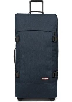 Eastpak Upright (2 Wheel) | Softside Luggage-Tranverz Upright L - Triple Denim