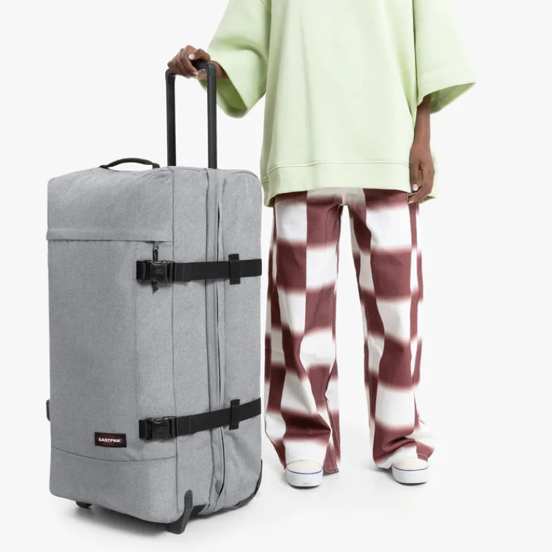 Eastpak Upright (2 Wheel) | Softside Luggage-Tranverz Upright M - Sunday Grey