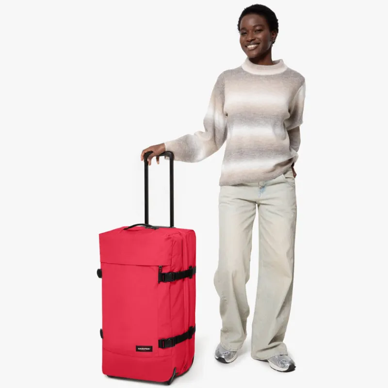 Eastpak Upright (2 Wheel)-Tranverz Upright M - Tomato Red (red)