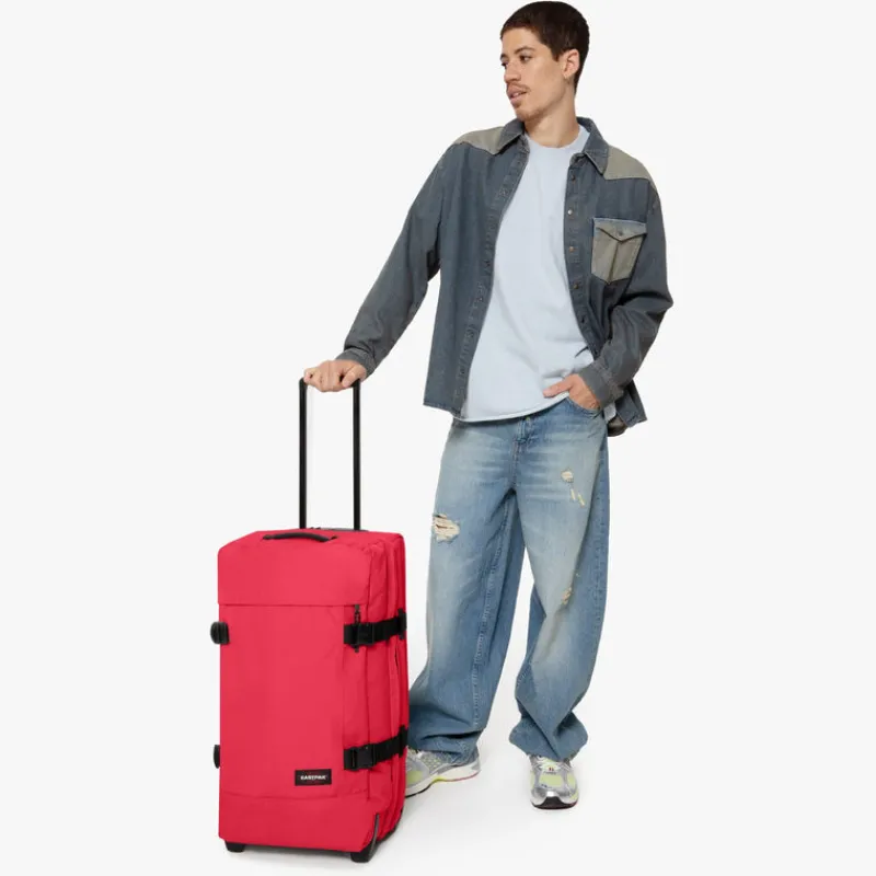 Eastpak Upright (2 Wheel)-Tranverz Upright M - Tomato Red (red)