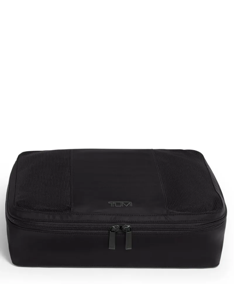 Tumi Travel Accessories-TRAVEL ACCESSORY PACKING CUBE MEDIUM - BLACK