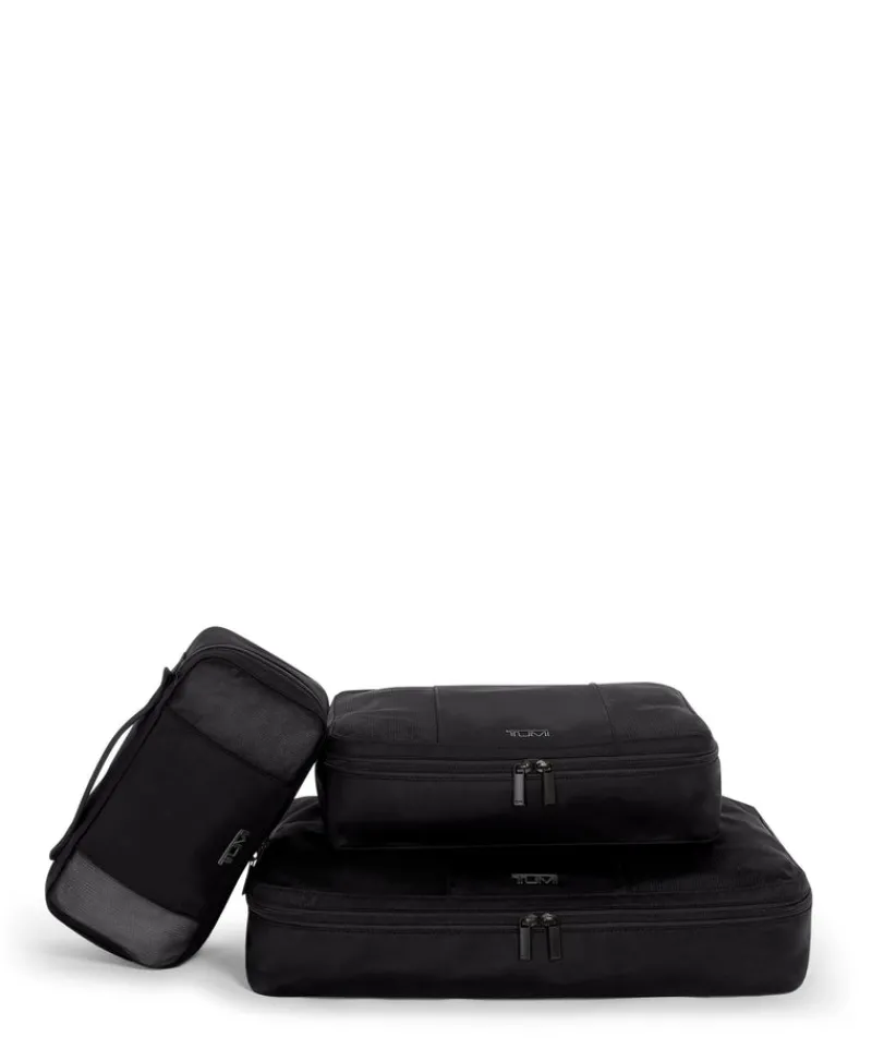 Tumi Travel Accessories-TRAVEL ACCESSORY PACKING CUBE MEDIUM - BLACK