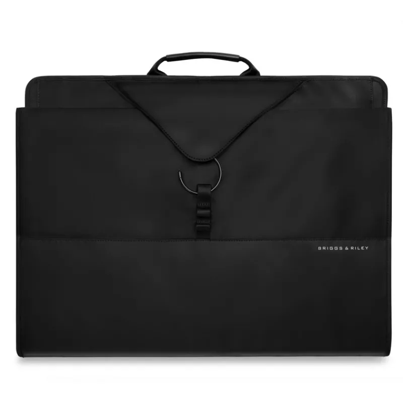 London Luggage Garment Bags-Travel Essentials Check in Garment Sleeve - Black