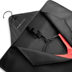 London Luggage Garment Bags-Travel Essentials Check in Garment Sleeve - Black