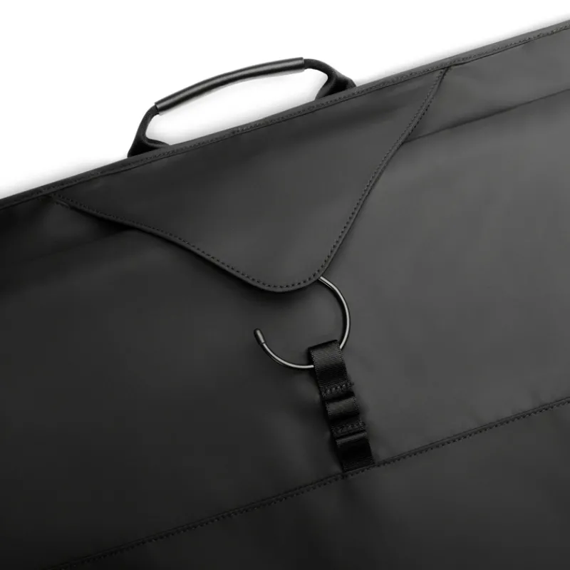 London Luggage Garment Bags-Travel Essentials Check in Garment Sleeve - Black