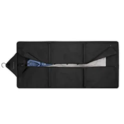 London Luggage Garment Bags-Travel Essentials Check in Garment Sleeve - Black