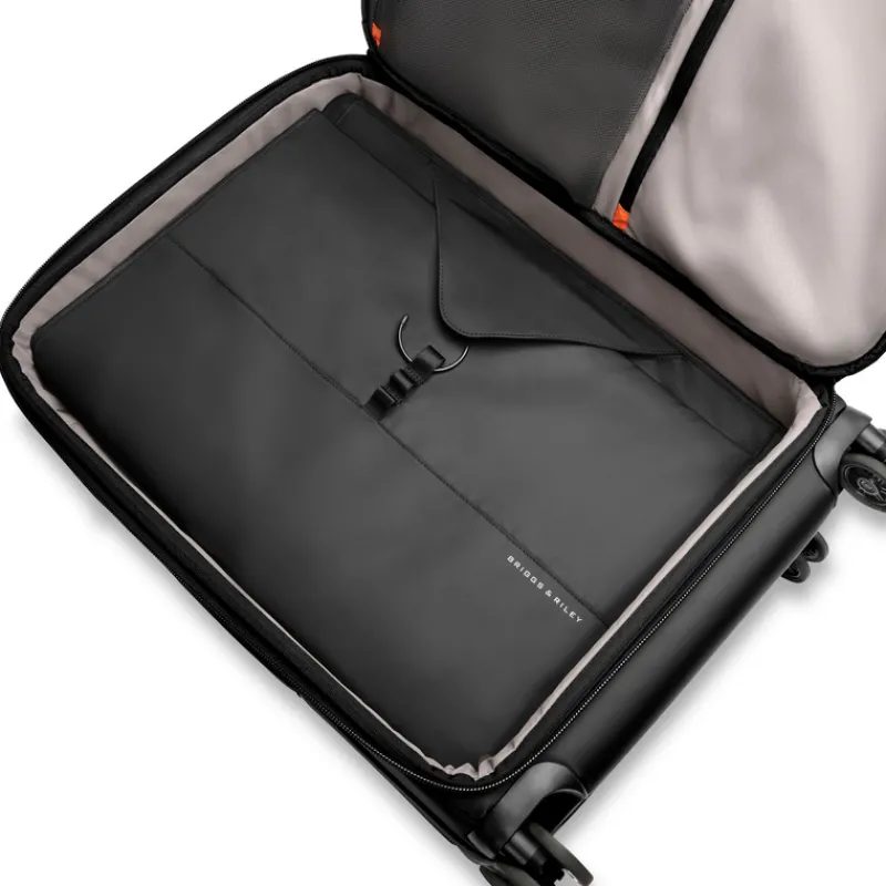 London Luggage Garment Bags-Travel Essentials Check in Garment Sleeve - Black