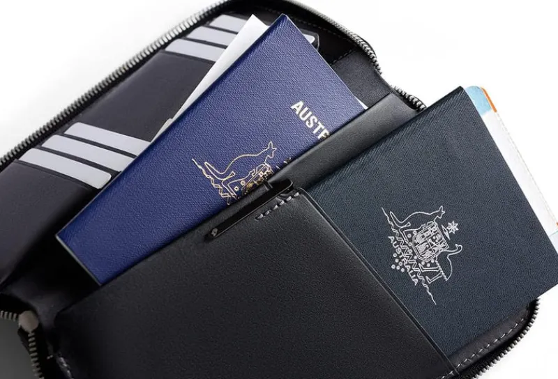 Bellroy Wallets-Travel Folio - Black