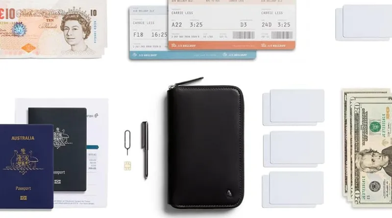 Bellroy Wallets-Travel Folio - Black
