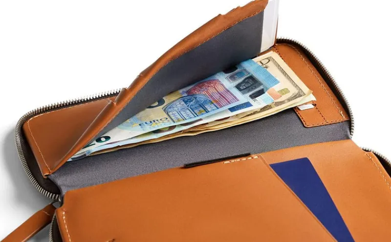 Bellroy Wallets-Travel Folio - Caramel
