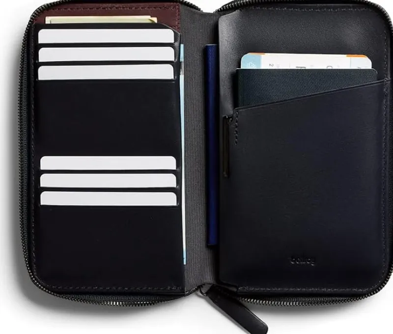 Bellroy Wallets-Travel Folio - Deep Plum