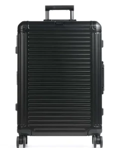 Travelite Spinner (4 Wheel) | Aluminium Luggage-Next Spinner (4 wheels) 77cm - Black