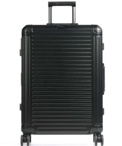 Travelite Spinner (4 Wheel) | Aluminium Luggage-Next Spinner (4 wheels) 67cm - Black