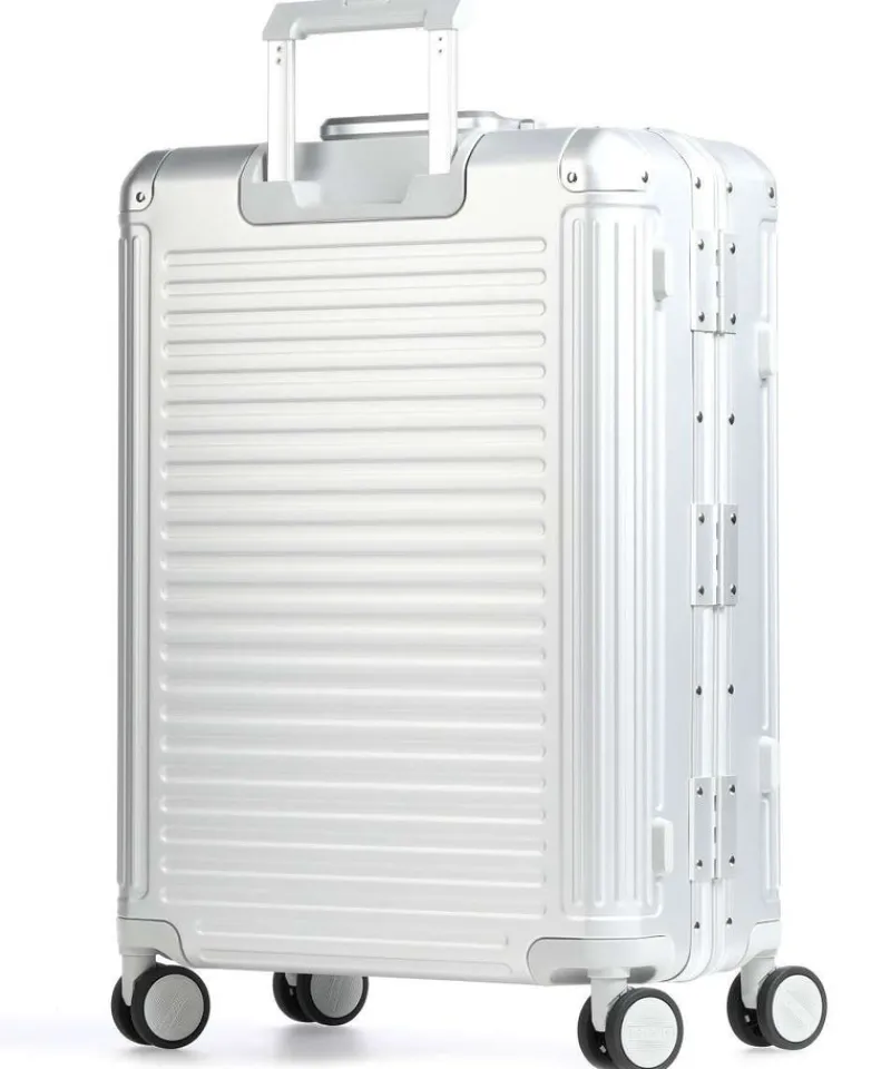 Travelite Spinner (4 Wheel) | Aluminium Luggage-Next Spinner (4 wheels) 77cm - Silver