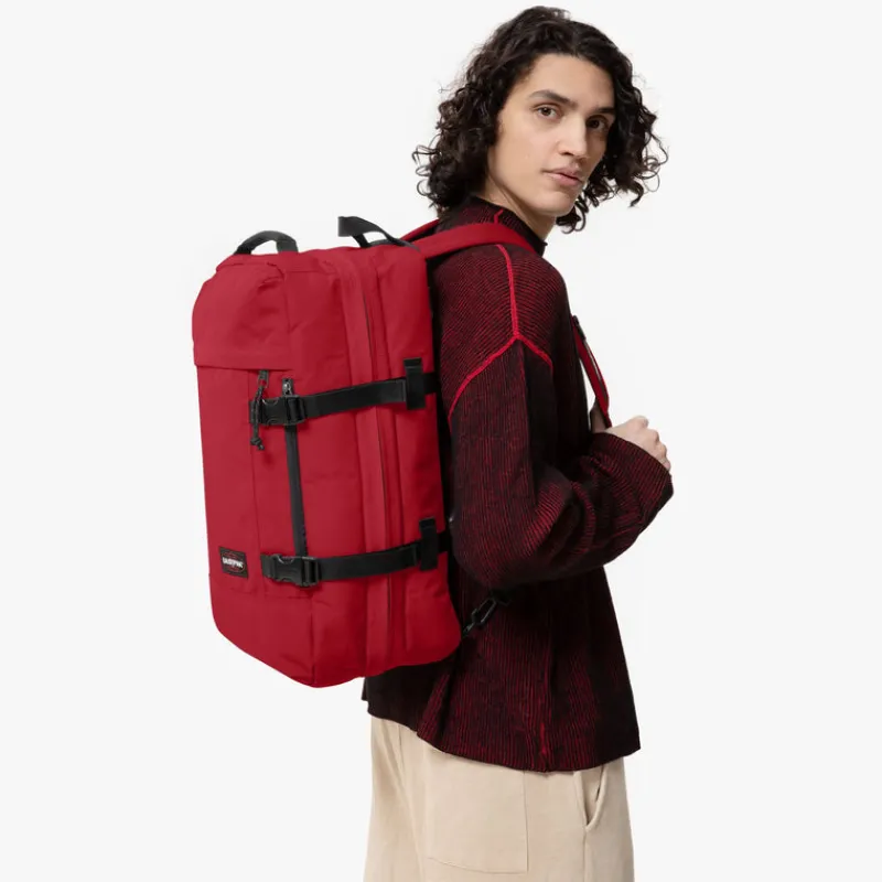 Eastpak Laptop Sleeves | Backpacks-TRAVELPACK Large backpack with laptop sleeve - Scarlet Red
