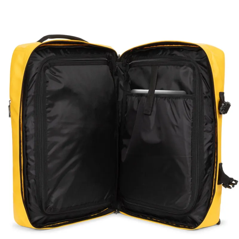 Eastpak Laptop Sleeves | Backpacks-TRAVELPACK Large backpack with laptop sleeve - Tarp Yolk (Yellow)