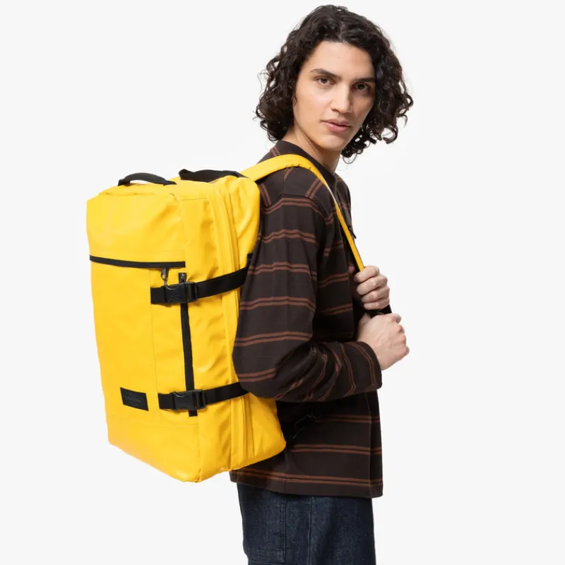 Eastpak Laptop Sleeves | Backpacks-TRAVELPACK Large backpack with laptop sleeve - Tarp Yolk (Yellow)