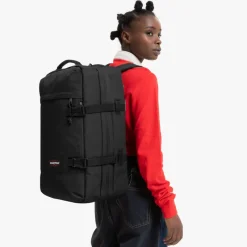 Eastpak Laptop Sleeves | Backpacks-TRAVELPACK Large backpack with laptop sleeve - Black