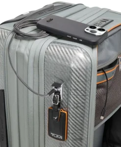 London Luggage Cabin Luggage-TUMI MCLAREN Aero International Expandable 4 Wheel Carry-On - Super Grey