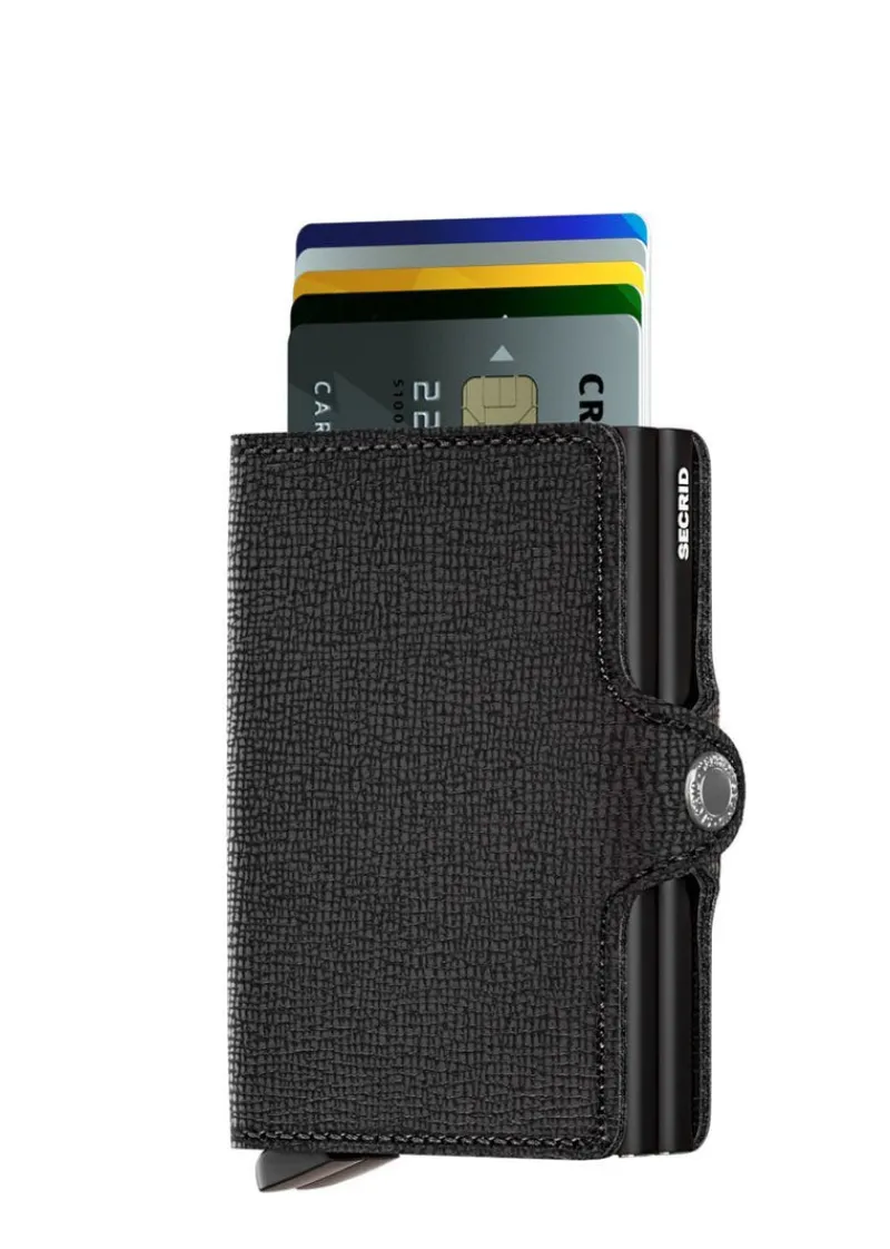 Secrid Wallets-Twinwallet Crisple Black