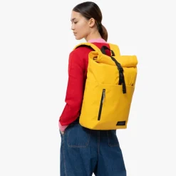 Eastpak Laptop Sleeves | Backpacks-UP ROLL Medium backpack with laptop sleeve - Tarp Yolk (yellow)