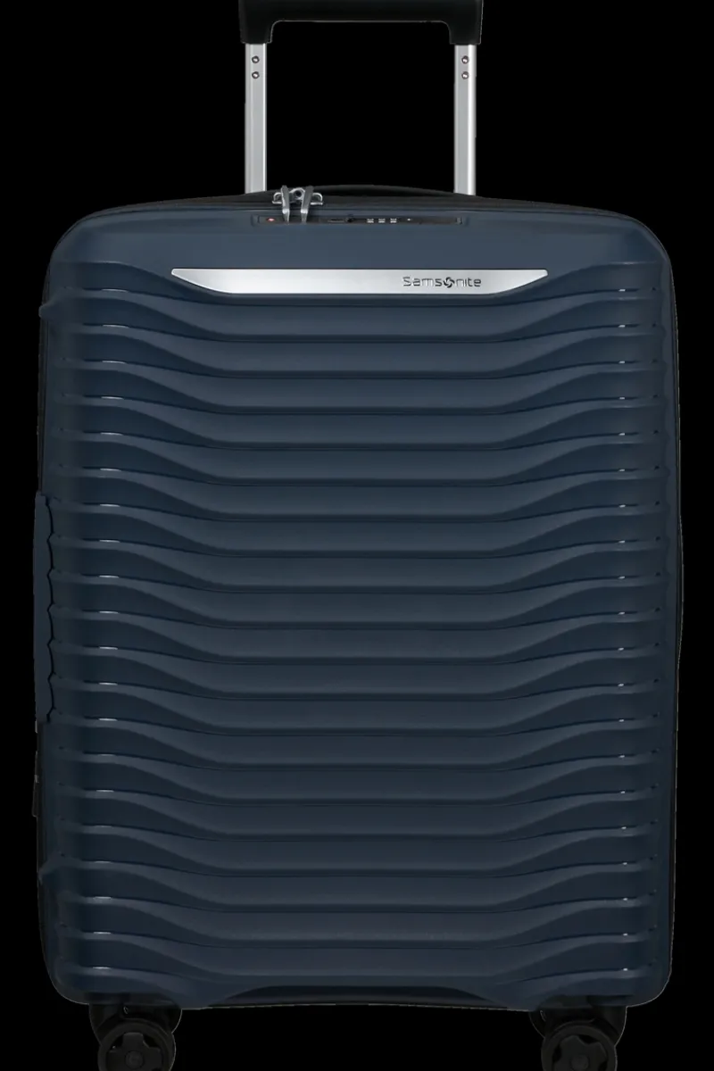 Samsonite Spinner (4 Wheel) | Hardside Luggage-UPSCAPE Spinner Expandable (4 wheels) 55cm - Blue Nights