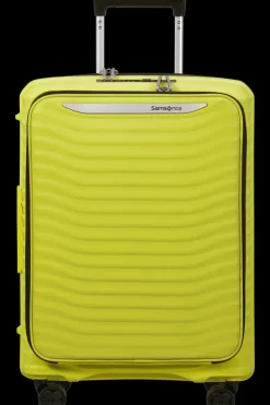 Samsonite Spinner (4 Wheel) | Cabin Luggage-UPSCAPE Spinner Expandable (4 wheels) 55cm Easy Access - Lime