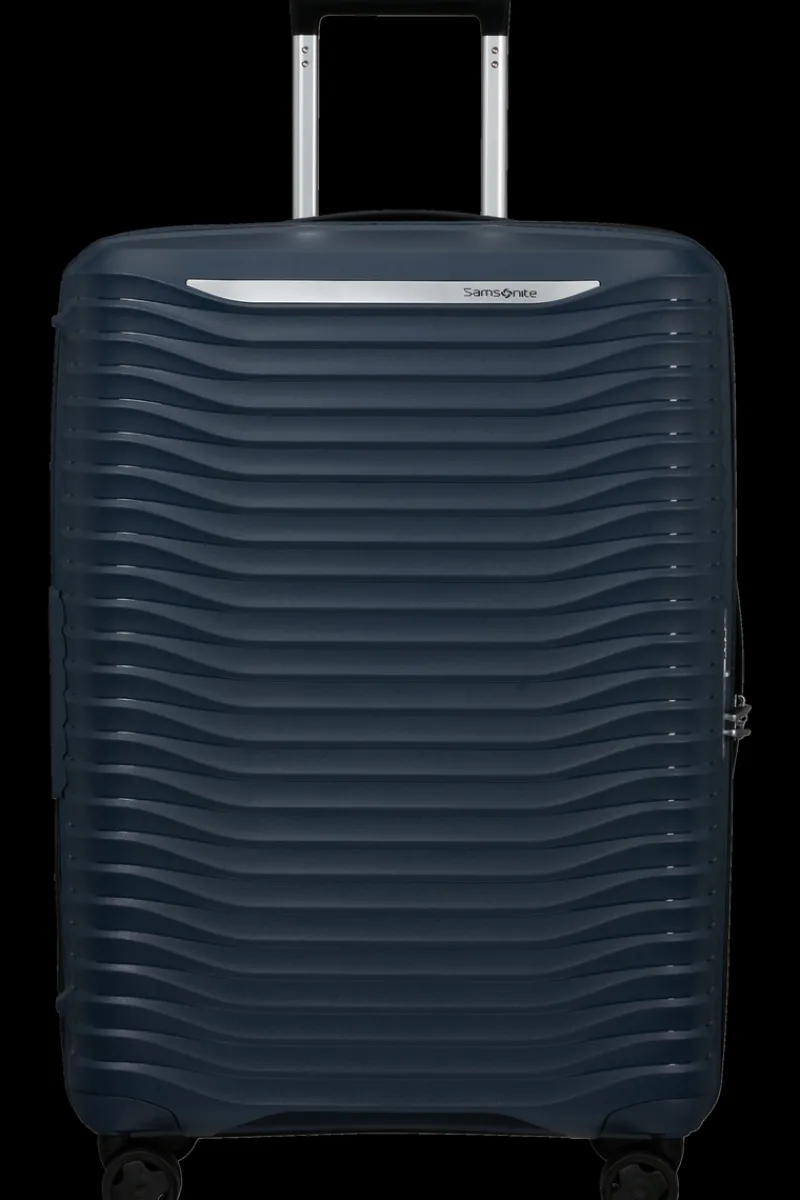 Samsonite Spinner (4 Wheel) | Eco Friendly Luggage-UPSCAPE Spinner Expandable (4 wheels) 68cm - Blue Nights