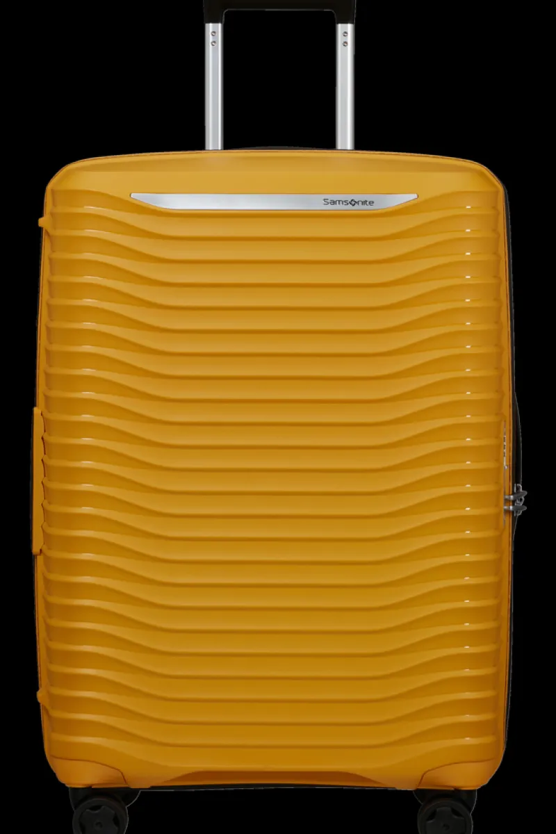 Samsonite Spinner (4 Wheel) | Eco Friendly Luggage-UPSCAPE Spinner Expandable (4 wheels) 68cm - Yellow