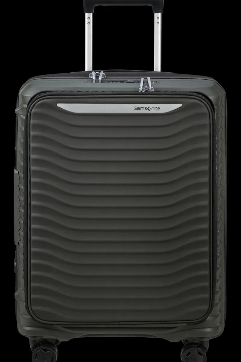 Samsonite Spinner (4 Wheel) | Hardside Luggage-UPSCAPE Spinner Expandable (4 wheels) 55cm Easy Access - Climbing Ivy