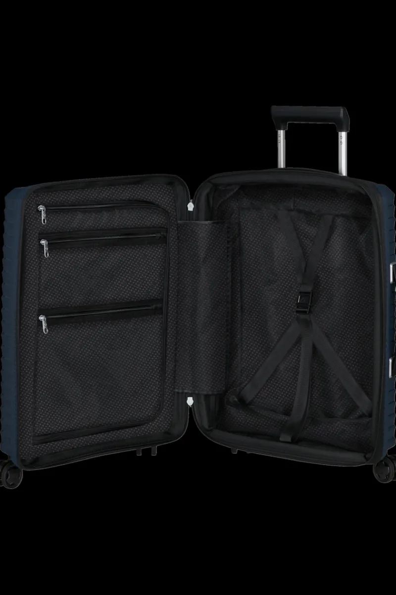 Samsonite Spinner (4 Wheel) | Hardside Luggage-UPSCAPE Spinner Expandable (4 wheels) 55cm - Blue Nights