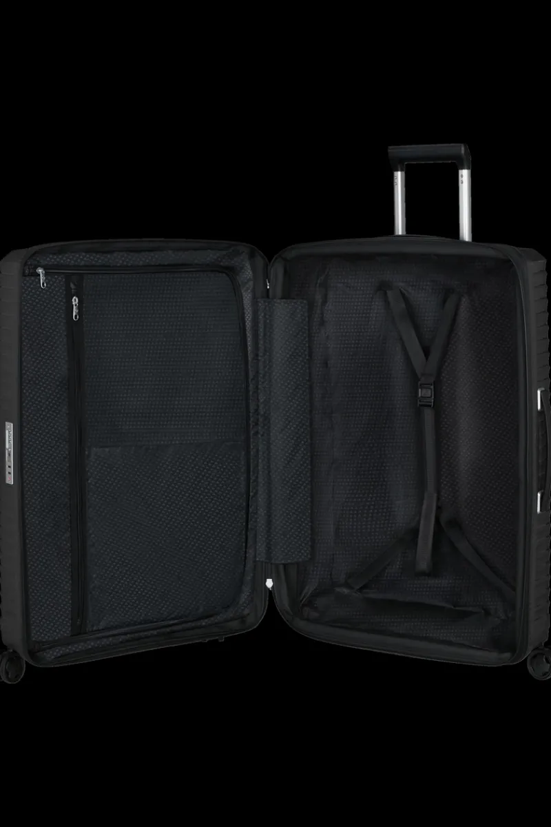 Samsonite Spinner (4 Wheel) | Hardside Luggage-UPSCAPE Spinner Expandable (4 wheels) 81cm - Black