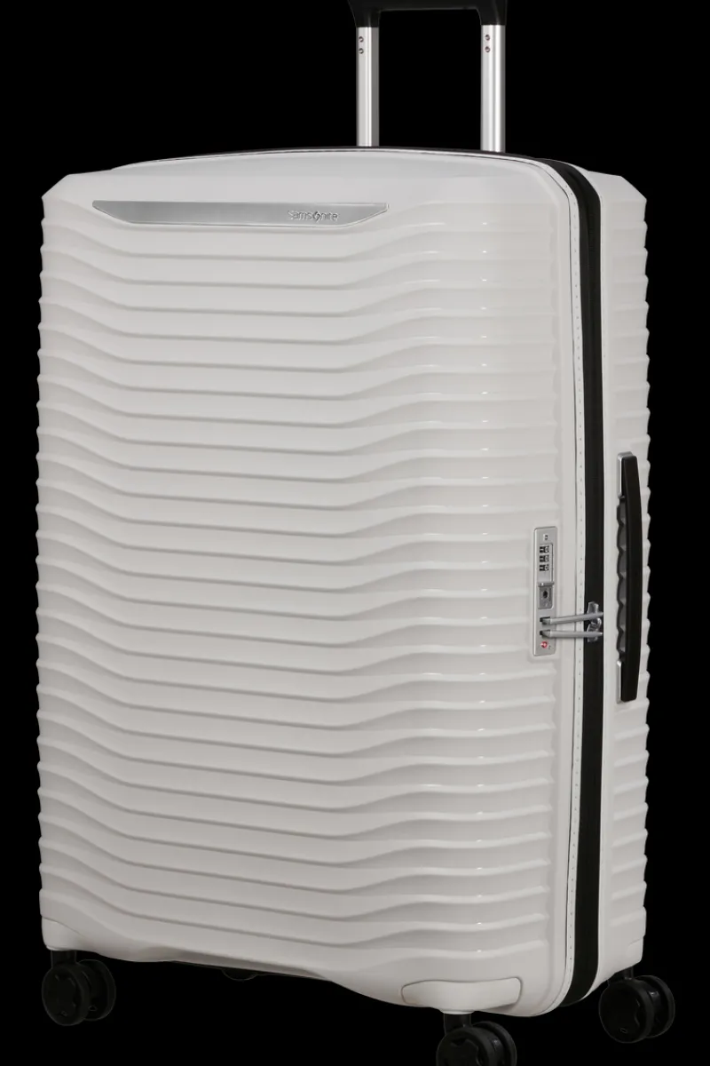 Samsonite Spinner (4 Wheel) | Eco Friendly Luggage-UPSCAPE Spinner Expandable (4 wheels) 75cm - Cloud White