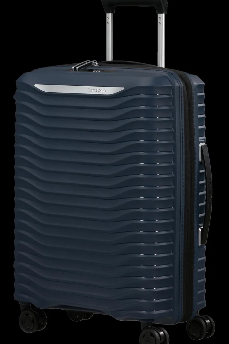 Samsonite Spinner (4 Wheel) | Hardside Luggage-UPSCAPE Spinner Expandable (4 wheels) 55cm - Blue Nights