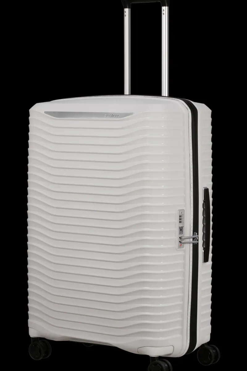 Samsonite Spinner (4 Wheel) | Eco Friendly Luggage-UPSCAPE Spinner Expandable (4 wheels) 75cm - Cloud White