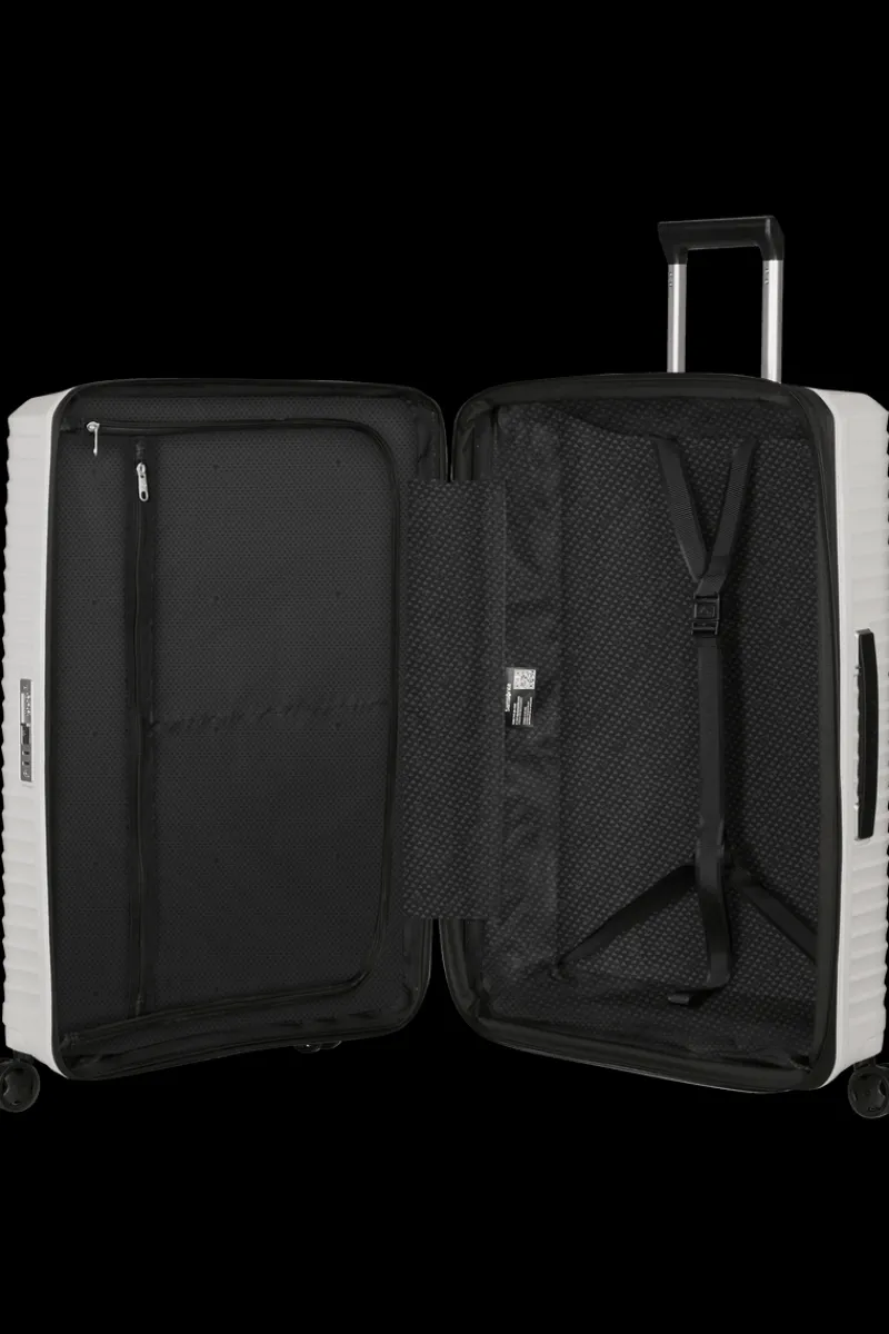 Samsonite Spinner (4 Wheel) | Eco Friendly Luggage-UPSCAPE Spinner Expandable (4 wheels) 75cm - Cloud White