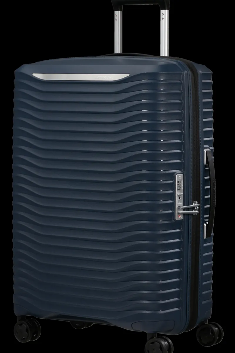 Samsonite Spinner (4 Wheel) | Eco Friendly Luggage-UPSCAPE Spinner Expandable (4 wheels) 68cm - Blue Nights