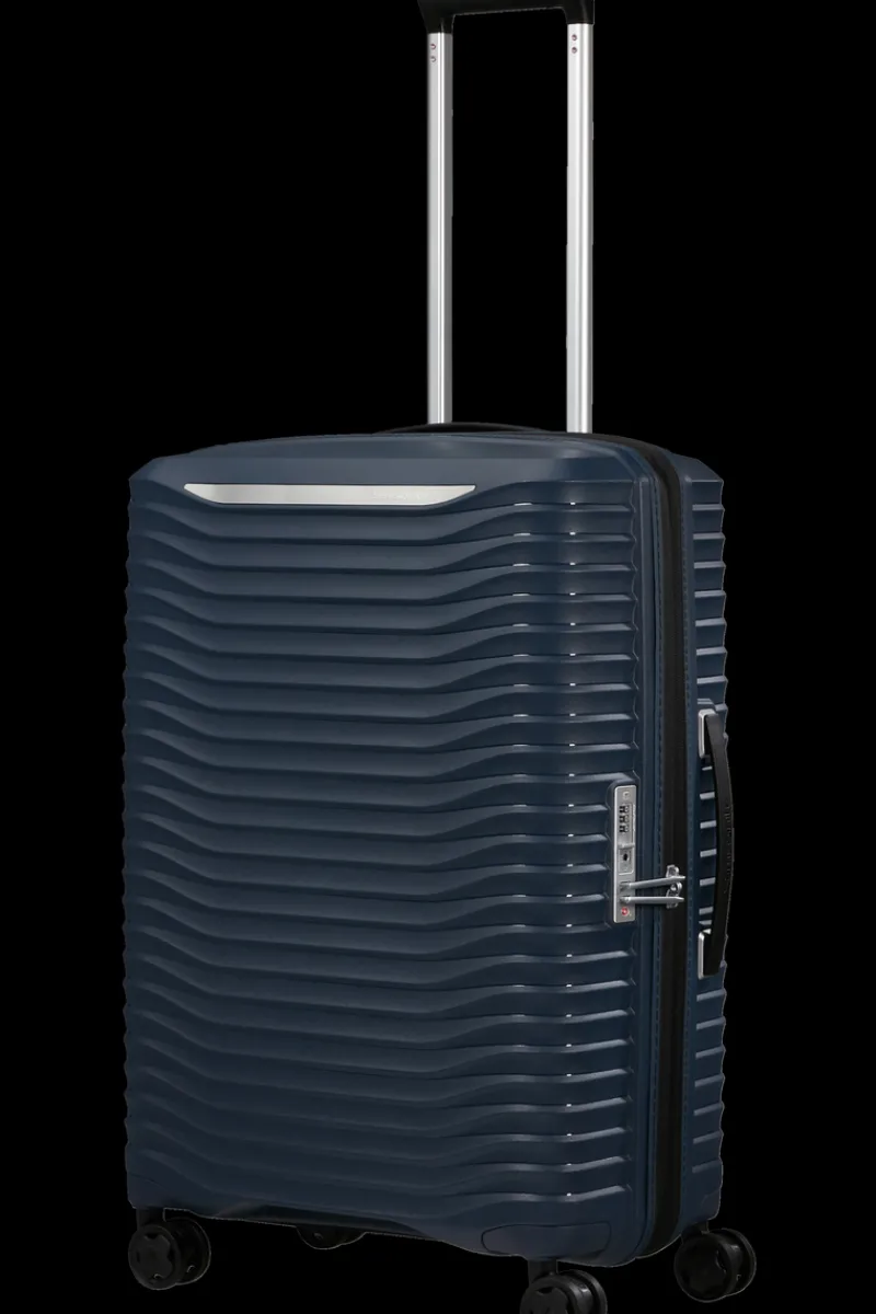 Samsonite Spinner (4 Wheel) | Eco Friendly Luggage-UPSCAPE Spinner Expandable (4 wheels) 68cm - Blue Nights