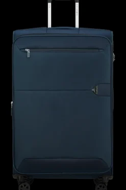 London Luggage Spinner (4 Wheel) | Softside Luggage-URBIFY Spinner expandable (4 wheels) 78cm - Navy Blue