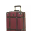 Rock Spinner (4 Wheel) | Hardside Luggage-Vintage Small Suitcase - Burgundy