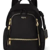 London Luggage Backpacks-VOYAGEUR Celina Medium Backpack - Black/Gold